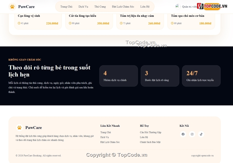 thú cưng,Web bán thú cưng,web thú cưng